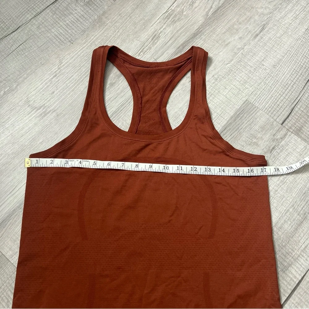 LULULEMON Swiftly Tech Racerback Tank Top
Dark Terracotta Size 8 - Picture 7 of 9